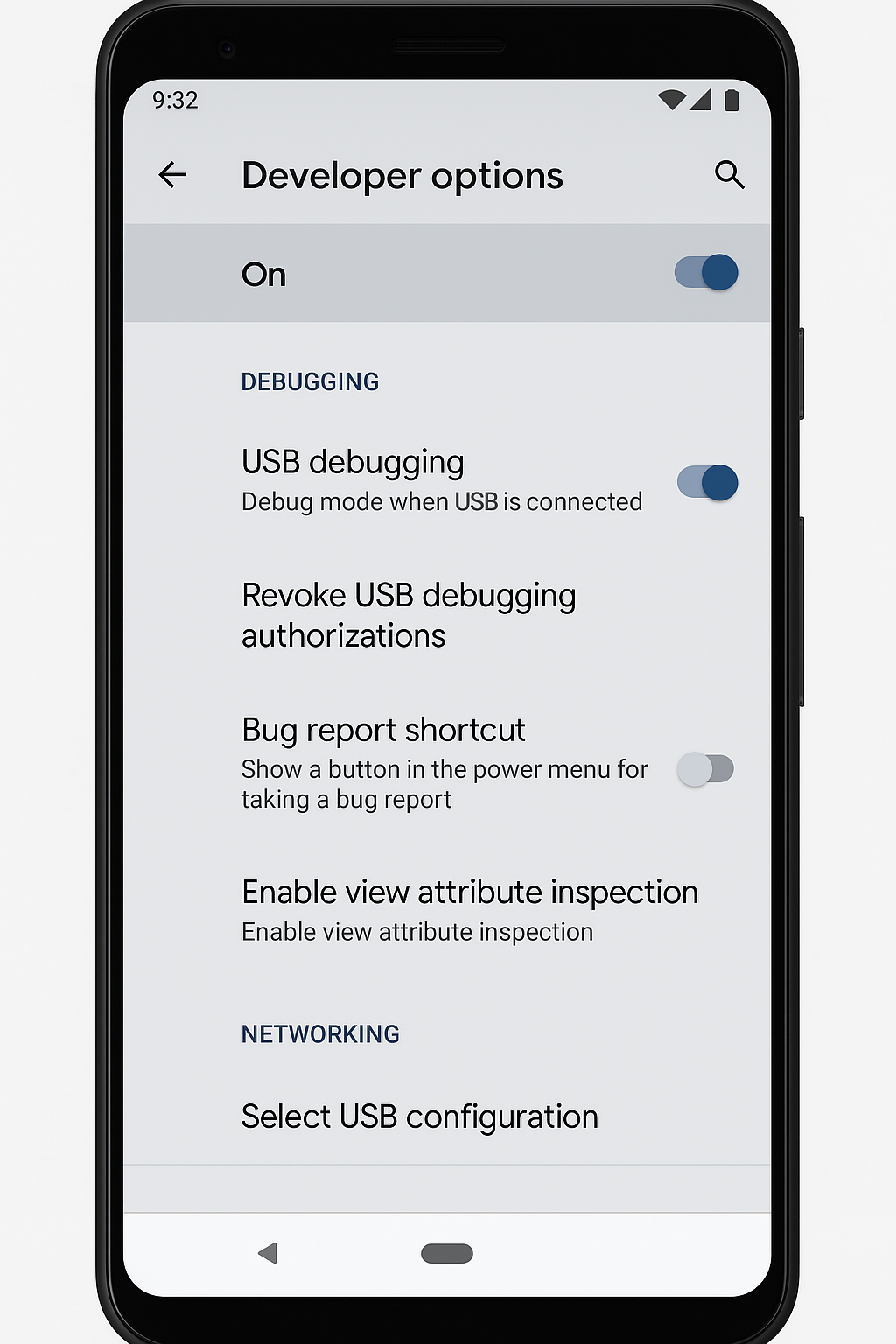 USB Debugging Enabled on Android
