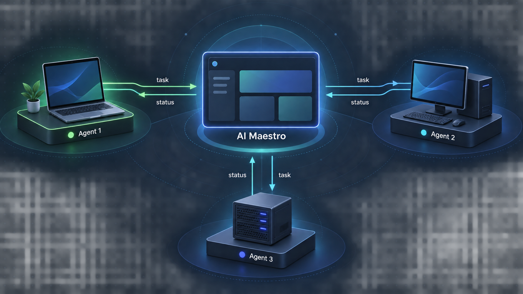 AI Maestro dashboard coordinating agents running on multiple machines.